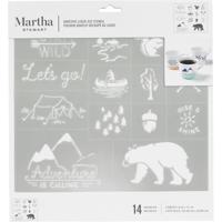Martha Stewart • adhesive stencil outdoor 1 vel - thumbnail