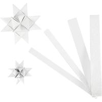 Vivi Gade vlechtstroken Uni papier 44/78 cm wit 40 stuks - thumbnail