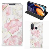 Samsung Galaxy A60 Smart Cover Lovely Flowers - thumbnail