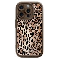 iPhone 13 Pro bruine case - Golden wildcat - thumbnail