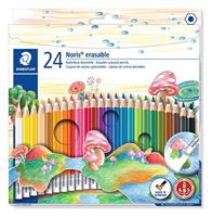 Staedtler kleurpotlood Noris Club uitgombaar 24 potloden - thumbnail