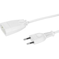 EXIN Verlengsnoer Euro 2x0,75 3,0 M - thumbnail