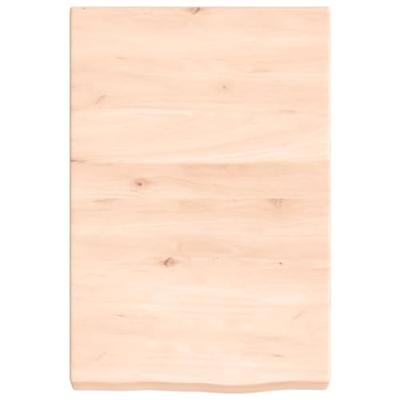 Wandschap 40x60x(2-6) cm onbehandeld massief eikenhout