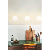 Hanglamp messing & opaalglas E14 fitting &apos;Nordlux Franca 13 cm - thumbnail