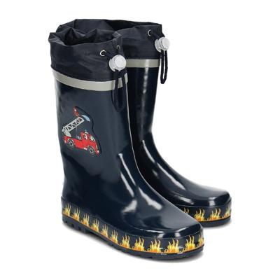 Playshoes regenlaarzen Brandweer Marineblauw-28-29 Playshoes regenlaarzen Brandweer Marineblauw-28-29