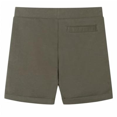 Kindershorts met trekkoord 104 donkerkaki