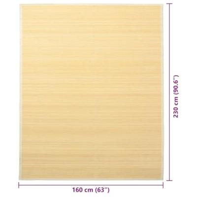 Tapijt 160x230 cm bamboe natuurlijk Tapijt 160x230 cm bamboe natuurlijk