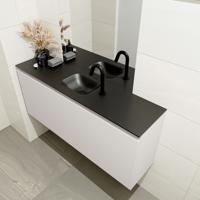 MONDIAZ OLAN 120cm toiletmeubel linen. LEX wastafel urban midden 1 kraangat - thumbnail