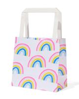 HEMA Cadeautasjes papier 13x13x7 regenboog - 6 stuks - thumbnail