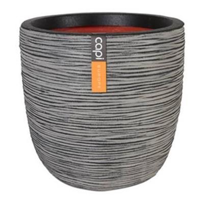 Capi Pot Bol Rib Ø35cm Antraciet Capi Pot Bol Rib Ø35cm Antraciet