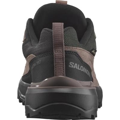 Salomon X ULTRA 360 LEATHER GORE-TEX Lage Wandelschoen Dames Cognac/Peppercorn/Black 8