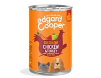 Hond blik kip 400g Edgard & Cooper - Edgard en cooper - thumbnail