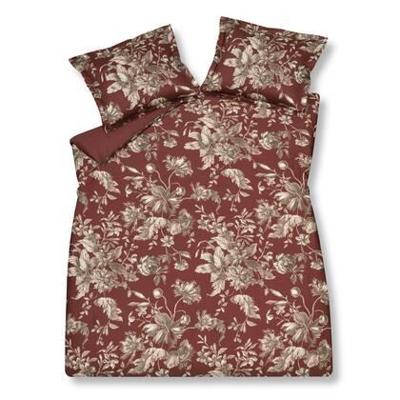 Dekbedovertrek Bloom Art Cabernet | Beige | Bruin | Rood | Paars