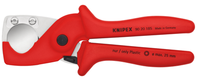 KNIPEX PlastiCut® 90 20 185 SB Slang- | beschermingsbuissnijder van kunststof | met glasvezel verste - 90 20 185 SB