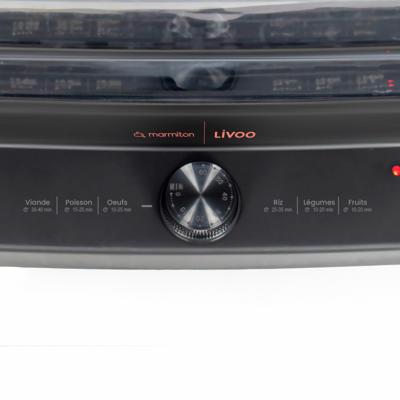 Stoomkoker - LIVOO x Marmiton - DOC300 - 1000 - 1200 W - 3 stoommandjes - Totale inhoud van 12 liter