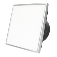 Whisper Pro-design Badkamerventilator - Ø100mm - Aan/uit - Tegelfront - thumbnail