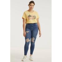 Simply Be high waist skinny jeans CHLOE dark denim - thumbnail