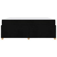 Bedframe met matras Zwart 180 x 200 cm Stof - thumbnail