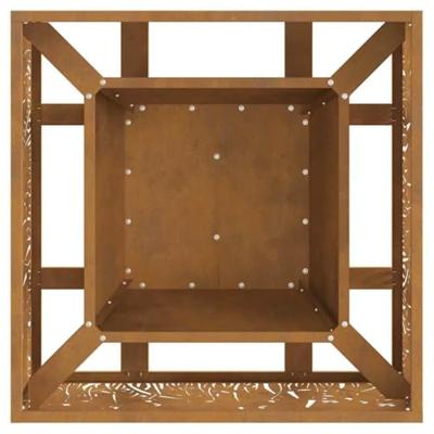 Vuurkorf Bruin 60 x 60 x 30 cm Cortenstaal