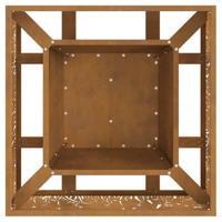 Vuurkorf Bruin 60 x 60 x 30 cm Cortenstaal - thumbnail
