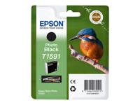 Epson inktpatroon foto zwart T 159 T 1591 - thumbnail