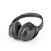 Nedis HPBT3261BK Over-ear Bluetooth-hoofdtelefoon 24 Uur Afspeeltijd 25 Db Noise Cancelling Snel Opladen Zwart - thumbnail