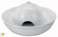 Trixie vital flow mini keramische drinkfontein wit - thumbnail