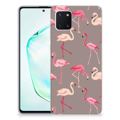 Samsung Galaxy Note 10 Lite | TPU Hoesje | Flamingo Samsung Galaxy Note 10 Lite | TPU Hoesje | Flamingo