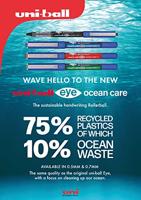 Boligrafo de tinta líquida Uni-Ball Eye Ocean Care 0,7 mm Rood (12 Stuks) - thumbnail