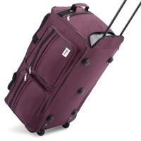 Trolley, reistas, rood, afsluitbaar, met slot, 85 liter, roltas - thumbnail