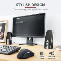 Trust MiLa 2.0 PC-luidsprekers Kabelgebonden 5 W Zwart, Zilver - thumbnail