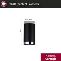 Paulmann Tube 230V-railsysteem lamp URail GU10 Zwart (mat), Chroom - thumbnail