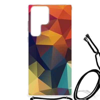 Samsung Galaxy S23 Ultra Shockproof Case Polygon Color Samsung Galaxy S23 Ultra Shockproof Case Polygon Color
