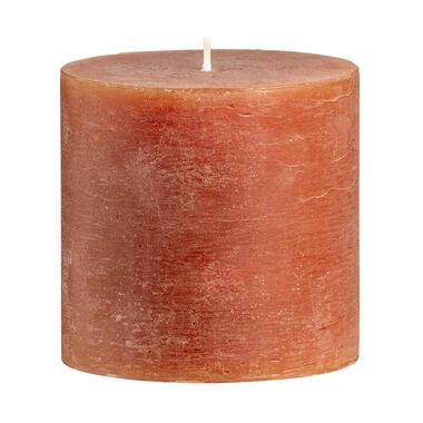 Stompkaars rustiek Sfeer - terracotta - 10 cm - Leen Bakker
