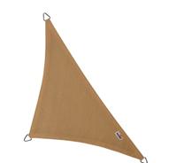 Nesling Coolfit schaduwdoek driehoek 90 graden zand 5 x 5 x 7.1 meter - thumbnail