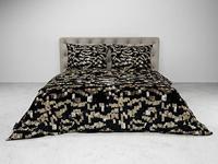 Heckett Lane Dekbedovertrek Flanel Lio - star gold - thumbnail