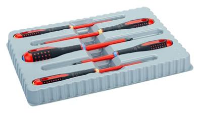 Bahco Schroevendraaierset ERGO™ Geïsoleerd 1000V VDE Sleuf/Pozidriv 5-delig - BE-9882S
