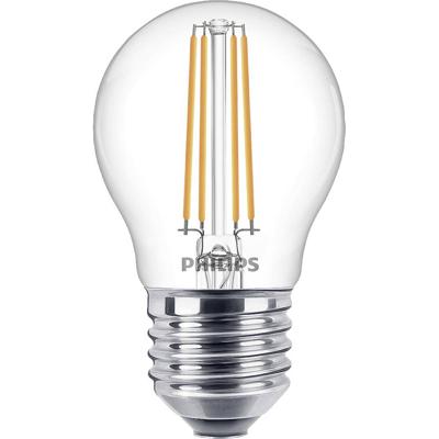 Philips Lichtbron kogel4,3W - E27 - 2700K - 470 lumen set van 2 transparant - 929004590455