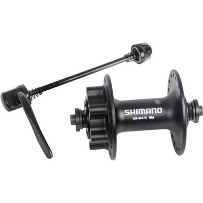 Shimano Voornaaf fh-m475 - 36 gaats - 6 bouts met remschijfbevestiging - zwart