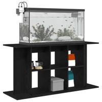 Aquariumstandaard 120x40x60 cm spaanplaat zwart eikenkleurig - thumbnail