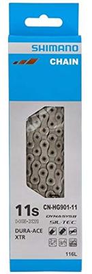 Ketting 11 speed Shimano HG901 Dura Ace / XTR - Race/Mtb/E-Bike met 116 schakels Ketting 11 speed Shimano HG901 Dura Ace / XTR - Race/Mtb/E-Bike met 116 schakels