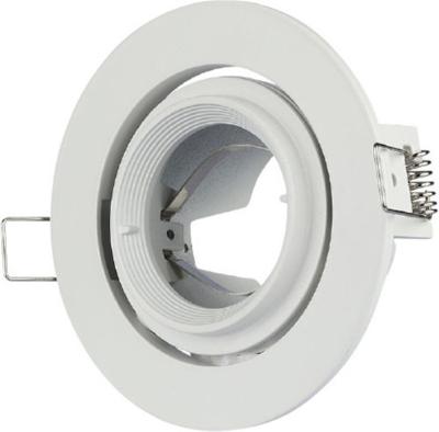 V-Tac Inbouw spot verstelbaar 50mm rond wit 5013315
