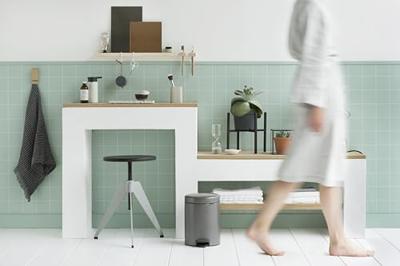Brabantia pedaalemmer Newlcon 5 liter platinum - thumbnail