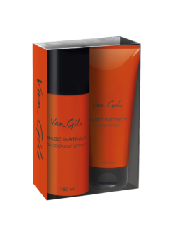 Van Gils Van Gils - Basic Instinct Deo Spray 150 ml + Showergel 150 ml - Giftset