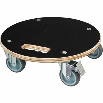 Nature planttrolley fsc hout rond 38 cm