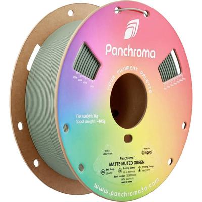 Polymaker CA04025 Panchroma™ Matte Filament PLA kunststof Mat, Gering kunststofgehalte 1.75 mm 1000 g Muted Green, Groen 1 stuk(s) Polymaker CA04025 Panchroma™ Matte Filament PLA kunststof Mat, Gering kunststofgehalte 1.75 mm 1000 g Muted Green, Groen 1 stuk(s)