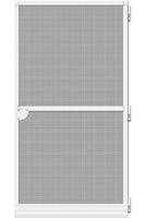 Muggennet Schellenberg Deur Glasvezel Aluminium Wit (100 x 210 cm) - thumbnail