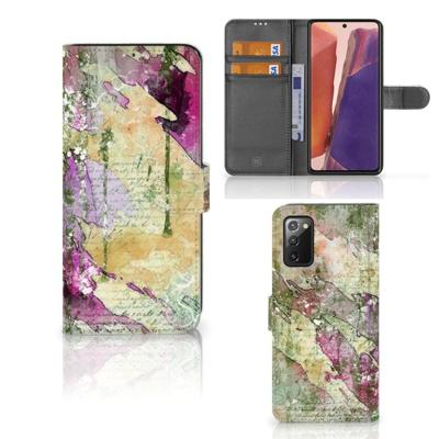 Hoesje Samsung Galaxy Note 20 Letter Painting Hoesje Samsung Galaxy Note 20 Letter Painting