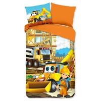 Good Morning Kinderdekbedovertrek "graafmachine" - Multi - (140x200/220 cm) - Katoen - thumbnail