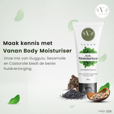 Vanan Body moisturizer mentha 200 Gram